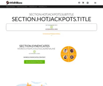 Wintrillions.com Screenshot