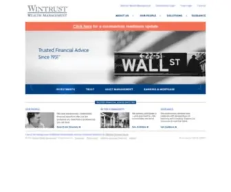 Wintrustwealth.com(Wintrust Wealth Management) Screenshot