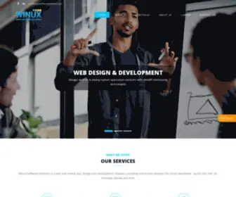Winuxsoftwaresolutions.com(Winux Software Solutions Pvt) Screenshot