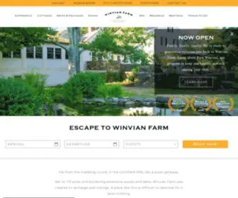 Winvian.com(Winvian Farm) Screenshot