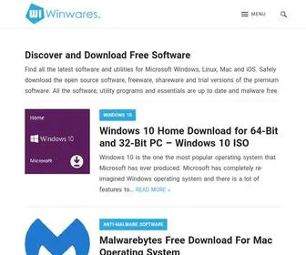 Winwares.com(Discover and Download Free Software) Screenshot