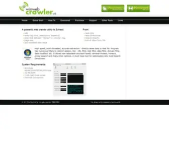 Winwebcrawler.com(Win Web Crawler) Screenshot