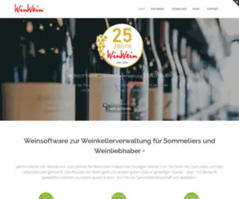 Winwein.com(Weinsoftware für Sommeliers und Weinliebhaber) Screenshot