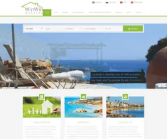 Winwinestates.net(Villas and Apartments for Sale in Paphos Cyprus) Screenshot