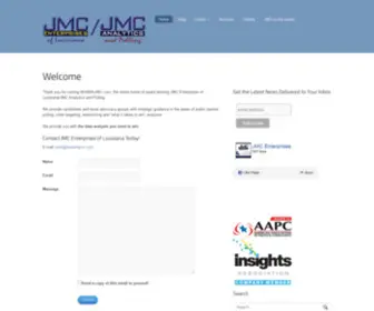 WinwithJMC.com(JMC Enterprises of Louisiana/JMC Analytics and Polling) Screenshot