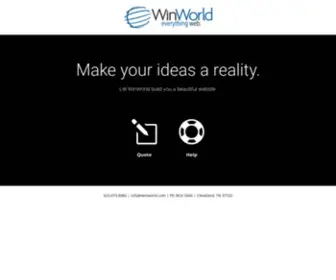 Winworld.com(Make your ideas a reality) Screenshot