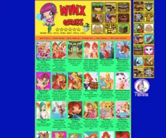 Winxgames.info(Winx Club Game Collection) Screenshot