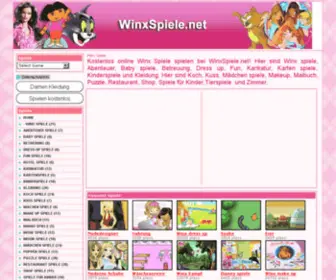 Winxspiele.net(WINX SPIELE) Screenshot