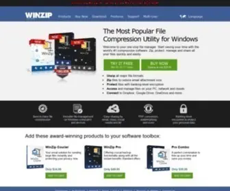Winzip.com(WinZip for Windows) Screenshot