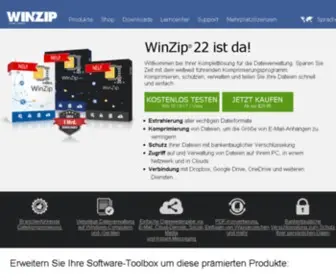 Winzip.de(WinZip für Windows) Screenshot
