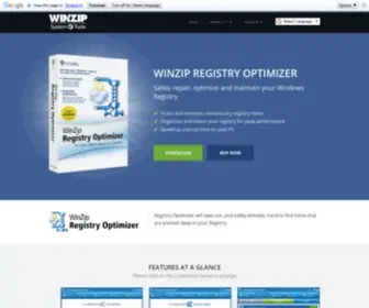Winzipregistryoptimizer.com(WinZip Registry Optimizer) Screenshot