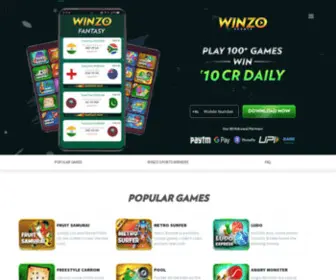Winzosports.com(Win Cash Daily) Screenshot
