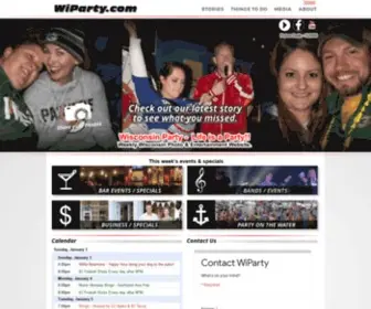 Wiparty.com(Wisconsin Party) Screenshot