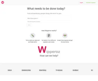 Wipperoz.com(El mercado de servicios) Screenshot