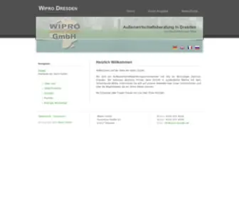 Wipro-Dresden.de(Wipro GmbH) Screenshot