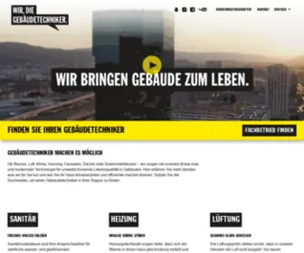 Wir-Die-Gebaeudetechniker.ch(Finden Sie Ihren Gebäudetechniker) Screenshot