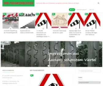 Wir-Frankenberger.de(Hier findet ihr Geschichten und Bilder aus Aachens schönstem Viertel) Screenshot
