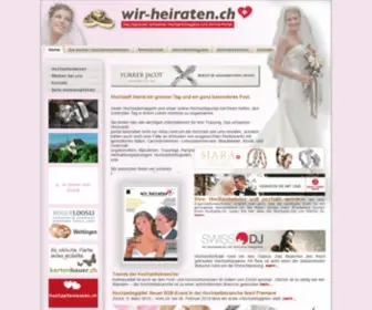 Wir-Heiraten.ch(Heiraten und Hochzeit) Screenshot