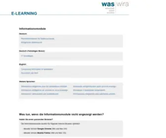 Wira-Elearning.ch(Pflichtinformationen) Screenshot