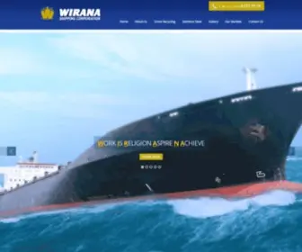 Wirana.com(Wirana Shipping Company) Screenshot