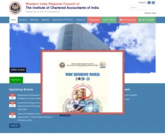 Wirc-Icai.org(Western India Regional Council of ICAI) Screenshot