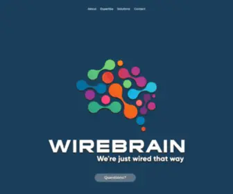 Wirebrain.com(We're just wired that way) Screenshot