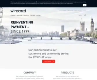Wirecard.co.uk(WIRECARD UK & Ireland) Screenshot