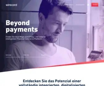 Wirecard.de(Payment Solutions & Services für E) Screenshot