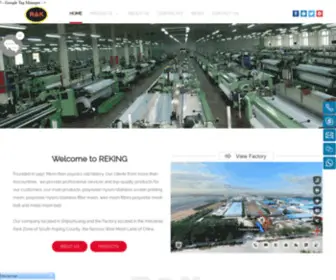 Wirecloths.com(Hebei Reking Wire Mesh Co) Screenshot