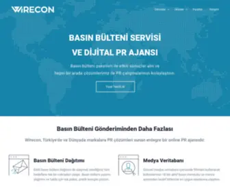 Wirecon.com(Basın Bülteni ve Online PR Ajansı) Screenshot