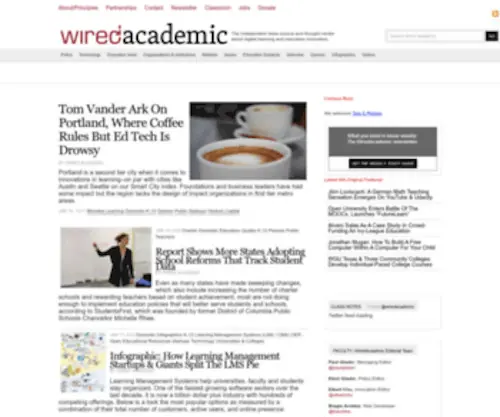 Wiredacademic.com(Center About Digital Learning and Education Innovation) Screenshot