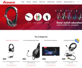 Wiredbluetoothheadphone.com(Quality Wired Bluetooth Headphone & Noise Cancelling Bluetooth Headphones factory from China) Screenshot