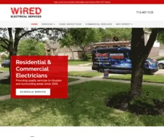 Wiredes.com(Residential & Commercial Services) Screenshot