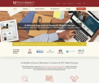 Wiredimpact.com(Wired Impact specializes in nonprofit website design for growing organizations. If your nonprofit) Screenshot