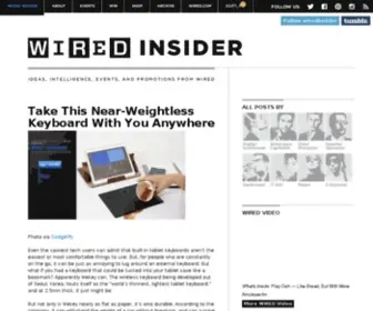 Wiredinsider.com(WIRED Insider) Screenshot