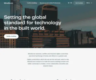 Wiredscore.co.uk(Setting the global standard for technology in the built world) Screenshot