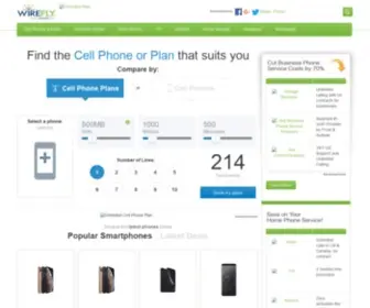Wirefly.com(Cell Phone Deals) Screenshot