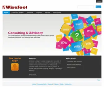 Wirefootindia.com(Wirefootindia) Screenshot