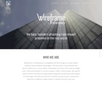 Wireframevc.com(Wireframe Ventures) Screenshot