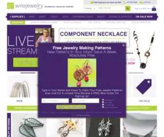 Wirejewelry.com(Jewelry Making Supplies and Wire Wrapped Jewelry Supplies) Screenshot