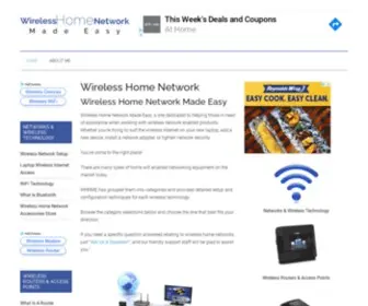 Wireless-Home-Network-Made-Easy.com(Wireless Home Network) Screenshot