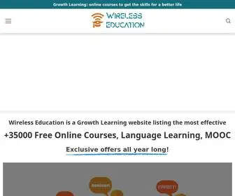 Wireless.education(World's Top Free Online Courses & MOOC) Screenshot
