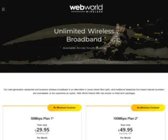 Wireless.ie(Unlimited Wireless Broadband) Screenshot