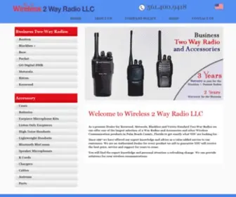 Wireless2Wayradio.com(Wireless 2 Way Radio) Screenshot