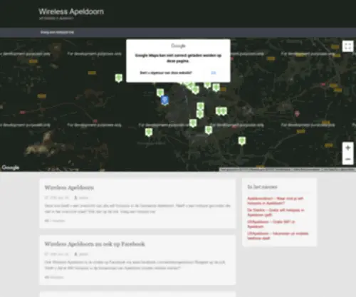 Wirelessapeldoorn.nl(Wireless Apeldoorn) Screenshot
