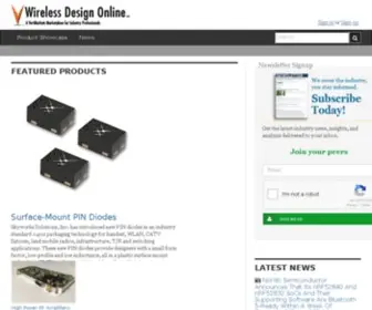 Wirelessdesignonline.com(Wireless Design Online) Screenshot