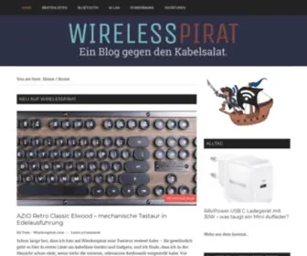 Wirelesspirat.com(Auf Wirelesspirat finden Sie alles über Wirelessgeräte) Screenshot
