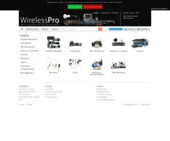 Wirelesspro.eu(Where the entertainment pro's go for their wireless needs Â) Screenshot