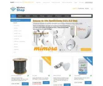 Wirelessshop.mx(Wireless Shop) Screenshot
