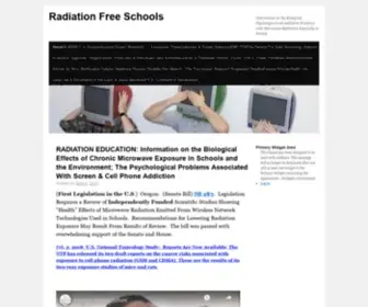 Wirelesswatchblog.org(Radiation Free Schools) Screenshot